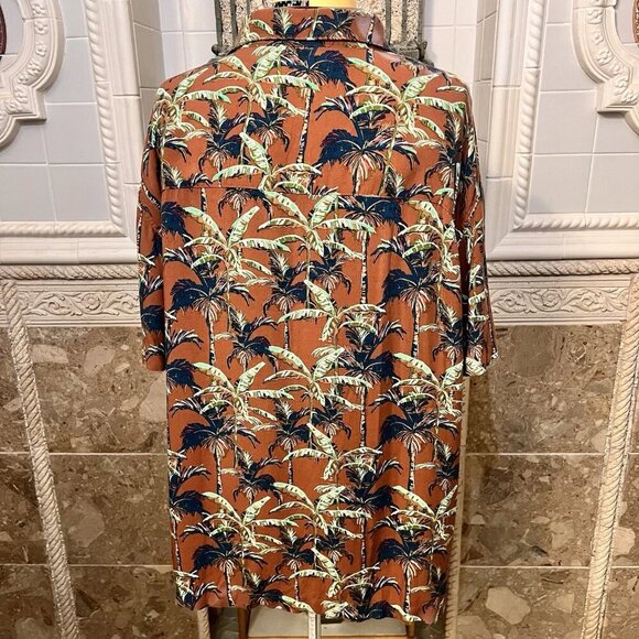 Arizona Jean Co. Size XXL. Aloha Hawaiian Short Sleeve Rayon Cruise Shirt. B17 - Picture 7 of 7